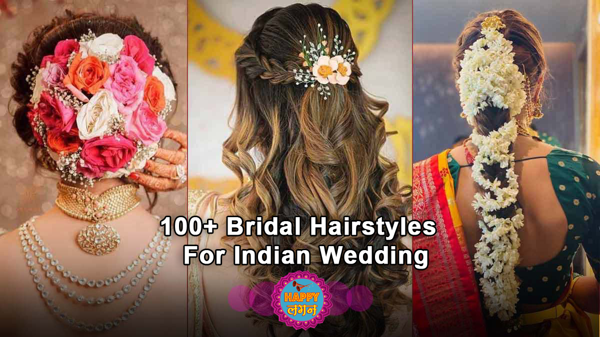 Indian Bridal Hairstyles | Wedding Hairstyles Step By Step | Bridal Bun and  Bridal Plait Hairstyles - YouTube