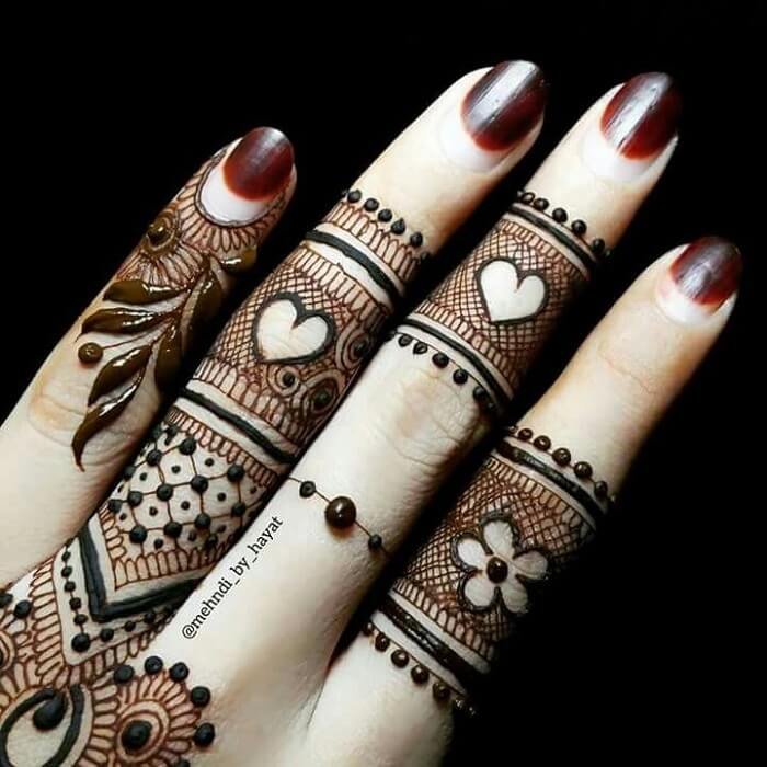 mehndi designs back fingers for eid 2023 #mehndidesign #backfingers #f... |  TikTok