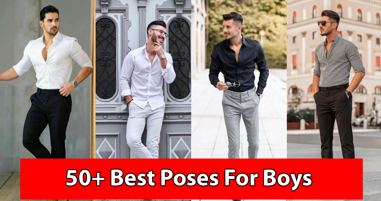boys poses for photoshoot