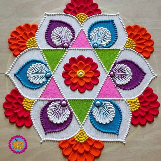 New Rangoli Designs