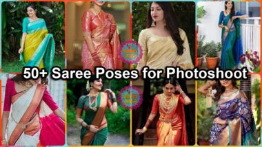50+ Saree Poses for Photoshoot: New-Style Saree Poses, Couple Poses & Traditional Poses